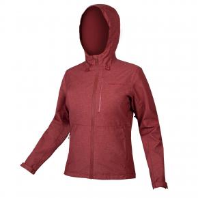 Endura Womens Hummvee Waterproof Hooded Jacket Cocoa - Plaid or plain reversible and insulating versatility
