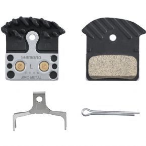 Shimano J04c Disc Brake Pads And Spring Cooling Fins Alloy Backed