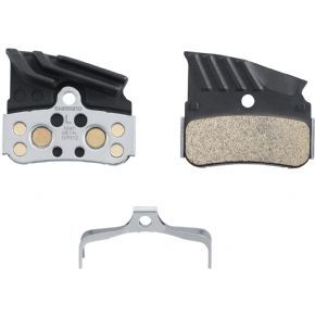 Shimano N04c Disc Pads And Spring Alloy/stainless Back With Cooling Fins