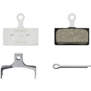 Shimano G05a-rx Alloy Backed Resin Brake Pads  2022 - When you're ready to step up upgrade by adding the optional chin bar
