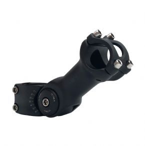 M:part Adjustable A-head 4 bolt stem 25.4 clamp - PU material is hard wearing yet offers great grip for bare skin or gloves